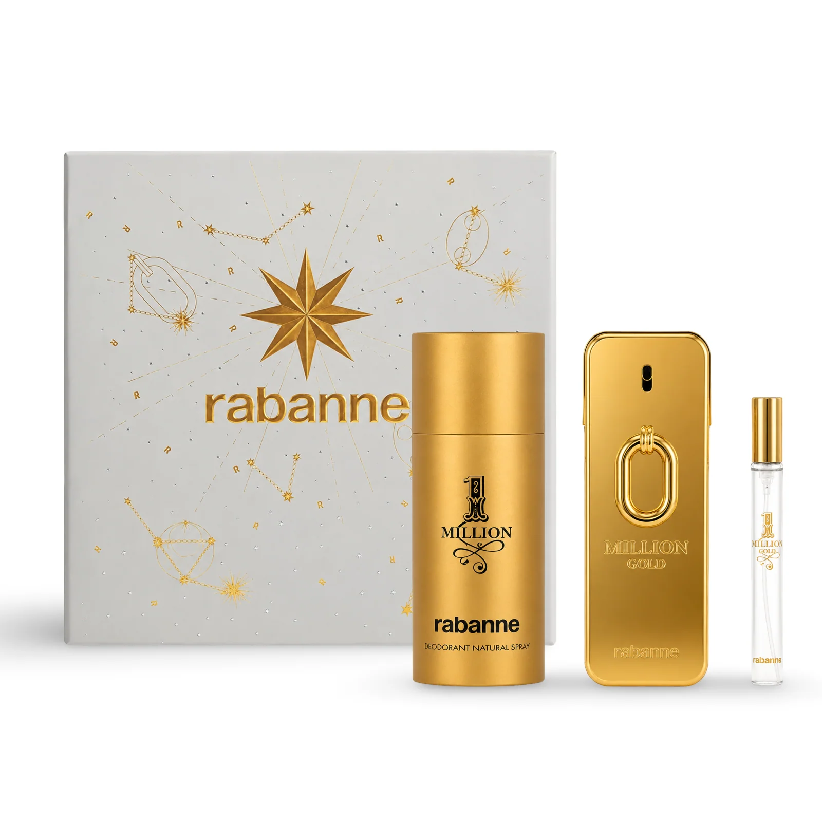 Gift Set One Million Gold Intense by Paco Rabanne for Men